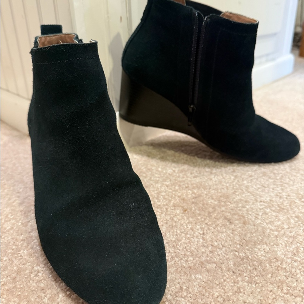 Paloma Barcelo Black Ankle Booties